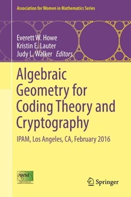 Abbildung von Howe / Lauter | Algebraic Geometry for Coding Theory and Cryptography | 1. Auflage | 2017 | beck-shop.de
