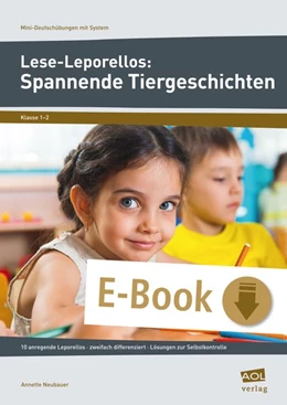 Abbildung von Neubauer | Lese-Leporellos: Spannende Tiergeschichten Kl. 1/2 | 1. Auflage | 2017 | beck-shop.de