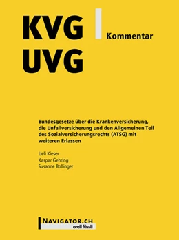Abbildung von Kieser / Gehring | KVG/UVG Kommentar | 1. Auflage | 2018 | beck-shop.de