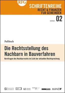 Abbildung von Pallitsch | Die Rechtsstellung des Nachbarn in Bauverfahren | 1. Auflage | 2017 | beck-shop.de