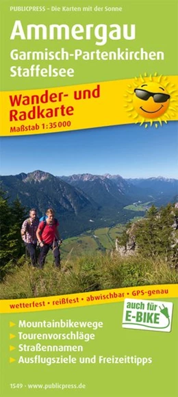 Abbildung von Ammergau, Garmisch-Partenkirchen, Staffelsee 1:35 000 | 1. Auflage | 2018 | beck-shop.de