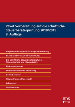 Abbildung von Maus / Endlich | Paket Vorbereitung auf die schriftliche Steuerberaterprüfung 2018/2019 • Set | 9. Auflage | 2018 | beck-shop.de
