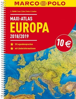 Abbildung von MARCO POLO Maxi-Atlas Europa 2018/2019 | 3. Auflage | 2018 | beck-shop.de