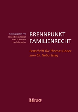Abbildung von Schwander / Reusser | Brennpunkt Familienrecht | 1. Auflage | 2017 | beck-shop.de