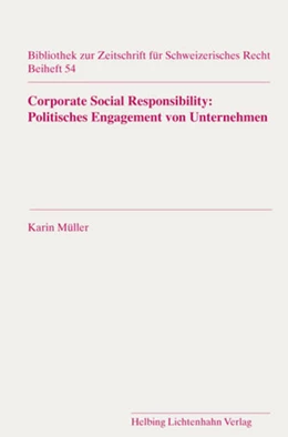 Abbildung von Müller | Corporate Social Responsibility: Politisches Engangement von Unternehmen | 1. Auflage | 2017 | 54 | beck-shop.de