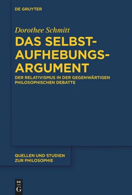 Abbildung von Schmitt | Das Selbstaufhebungsargument | 1. Auflage | 2024 | beck-shop.de