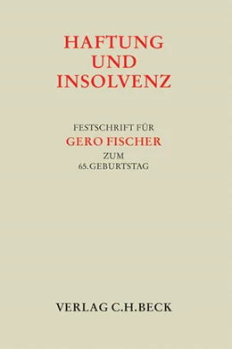 Abbildung von Haftung und Insolvenz | 1. Auflage | 2008 | beck-shop.de