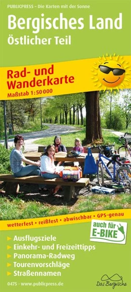 Abbildung von Bergisches Land, Östlicher Teil 1:50 000 | 5. Auflage | 2018 | beck-shop.de