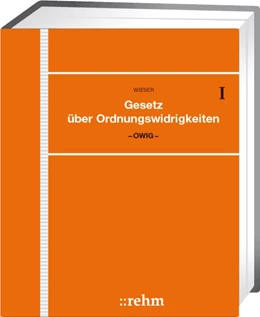 Abbildung von Wieser | Gesetz über Ordnungswidrigkeiten - OWiG - ohne Aktualisierungsservice | 1. Auflage | 2024 | beck-shop.de