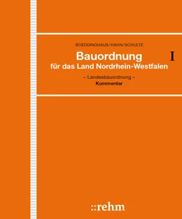 Abbildung von Boeddinghaus / Hahn | Bauordnung für das Land Nordrhein-Westfalen - Landesbauordnung - ohne Aktualisierungsservice | 1. Auflage | 2024 | beck-shop.de