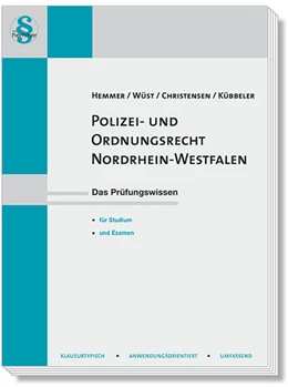 Abbildung von Hemmer / Wüst | Polizei- und Ordnungsrecht Nordrhein-Westfalen | 6. Auflage | 2018 | beck-shop.de