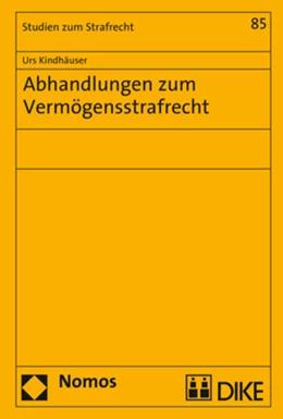Abbildung von Kindhäuser | Abhandlungen zum Vermögensstrafrecht | 1. Auflage | 2018 | 85 | beck-shop.de