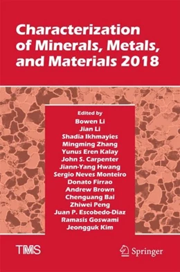 Abbildung von Li / Ikhmayies | Characterization of Minerals, Metals, and Materials 2018 | 1. Auflage | 2018 | beck-shop.de