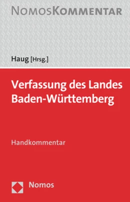 Abbildung von Haug (Hrsg.) | Verfassung des Landes Baden-Württemberg | 1. Auflage | 2018 | beck-shop.de