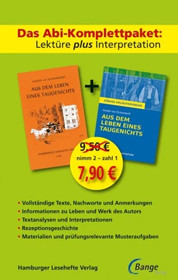 Abbildung von Eichendorff | Aus dem Leben eines Taugenichts - Abi-Komplettpket: Lektüre plus Interpretation: Königs Erläuterung mit kostenlosem Hamburger Leseheft von Joseph von Eichendorff. | 1. Auflage | 2018 | beck-shop.de