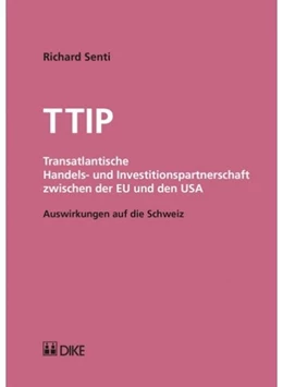 Abbildung von Senti | TTIP - Transatlantische Handels- und Investitionspartnerschaft zwischen der EU und den USA | 1. Auflage | 2015 | beck-shop.de