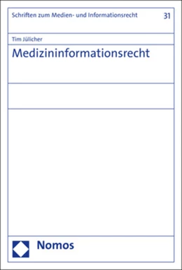 Abbildung von Jülicher | Medizininformationsrecht | 1. Auflage | 2018 | 31 | beck-shop.de