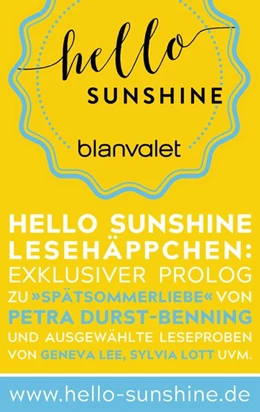 Abbildung von Blanvalet Verlag | Hello Sunshine Lesehäppchen | 1. Auflage | 2018 | beck-shop.de