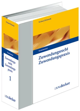 Abbildung von Krämer / Schmidt | Zuwendungsrecht - Zuwendungspraxis - ohne Aktualisierungsservice | 1. Auflage | 2024 | beck-shop.de