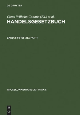 Abbildung von Ulmer / Habersack | §§ 105-237 | 4. Auflage | 2005 | beck-shop.de