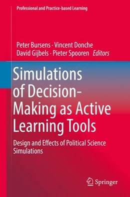 Abbildung von Bursens / Donche | Simulations of Decision-Making as Active Learning Tools | 1. Auflage | 2018 | beck-shop.de