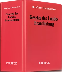 Abbildung von Gesetze des Landes Brandenburg Hauptordner 95 mm • 1 Ersatzordner (leer) | 1. Auflage | | beck-shop.de