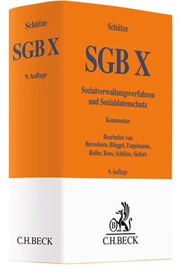 Abbildung von Schütze | SGB X • Sozialverwaltungsverfahren und Sozialdatenschutz | 9. Auflage | 2020 | beck-shop.de