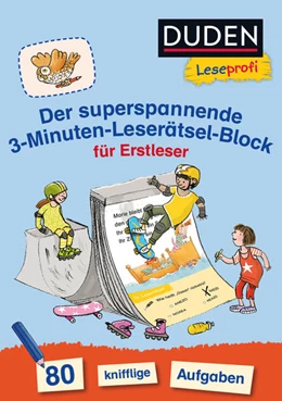 Abbildung von Moll | Duden Leseprofi – Der superspannende 3-Minuten-Leserätsel-Block für Erstleser | 1. Auflage | 2018 | 12 | beck-shop.de