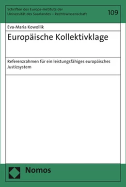 Abbildung von Kowollik | Europäische Kollektivklage | 1. Auflage | 2018 | 109 | beck-shop.de