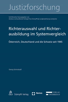 Abbildung von Grünstäudl | Richterauswahl und Richterausbildung im Systemvergleich | 1. Auflage | 2018 | beck-shop.de