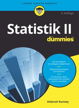 Abbildung von Rumsey | Statistik II für Dummies | 2. Auflage | 2019 | beck-shop.de