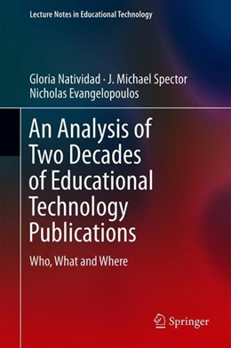 Abbildung von Natividad / Spector | An Analysis of Two Decades of Educational Technology Publications | 1. Auflage | 2018 | beck-shop.de