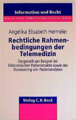 Abbildung von Hermeler | Rechtliche Rahmenbedingungen der Telemedizin | 1. Auflage | 2000 | Band 11 | beck-shop.de