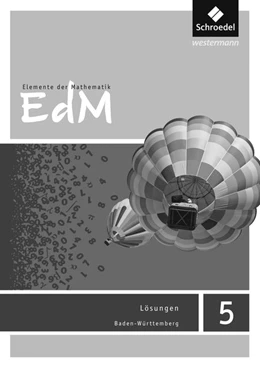 Abbildung von Elemente der Mathematik SI 5. Lösungen. Baden-Württemberg | 1. Auflage | 2016 | beck-shop.de