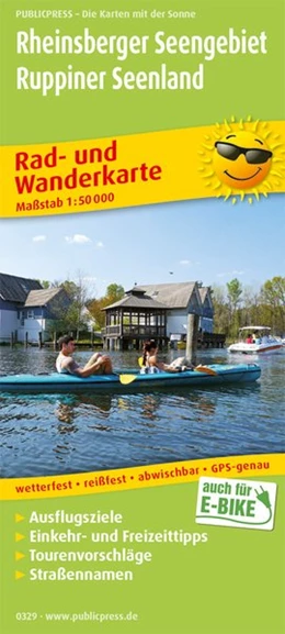 Abbildung von Rheinsberger Seengebiet - Ruppiner Land 1:50 000 | 7. Auflage | 2018 | beck-shop.de