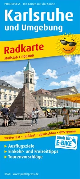Abbildung von Karlsruhe und Umgebung 1:100 000 | 7. Auflage | 2018 | beck-shop.de