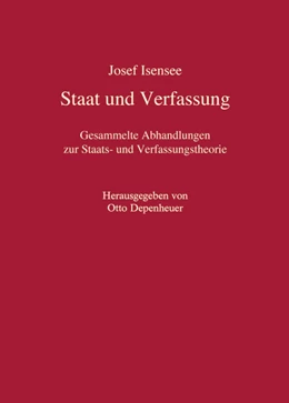 Abbildung von Depenheuer (Hrsg.) | Staat und Verfassung | 1. Auflage | 2018 | beck-shop.de