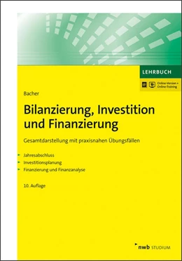 Abbildung von Bacher | Bilanzierung, Investition und Finanzierung | 10. Auflage | 2019 | beck-shop.de