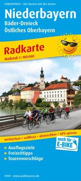 Abbildung von Niederbayern - Bäder-Dreieck - Östliches Oberbayern 1:100 000 | 6. Auflage | 2018 | beck-shop.de