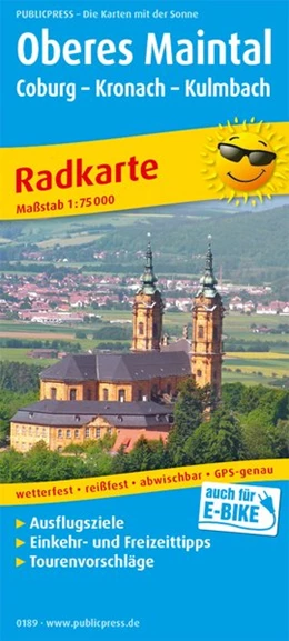Abbildung von Oberes Maintal /Coburg - Kronach - Kulmbach 1:75 000 | 4. Auflage | 2018 | beck-shop.de