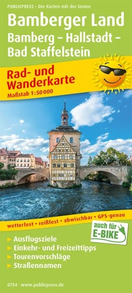 Abbildung von Bamberger Land, Bamberg - Hallstadtt - Bad Staffelstein 1:50 000 | 2. Auflage | 2018 | beck-shop.de