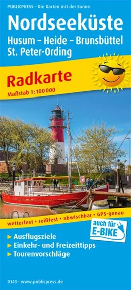 Abbildung von Nordseeküste, Husum - Heide - Brunsbüttel, St. Peter-Ording 1:100 000 | 5. Auflage | 2018 | beck-shop.de
