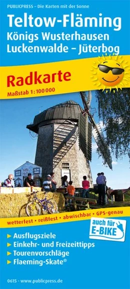 Abbildung von Teltow - Fläming, Königs Wusterhausenm Luckenwalde - Jüterbog 1:100 000 | 3. Auflage | 2018 | beck-shop.de