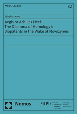 Abbildung von Yang | Aegis or Achilles Heel: The Dilemma of Homology in Biopatents in the Wake of Novozymes | 1. Auflage | 2018 | beck-shop.de