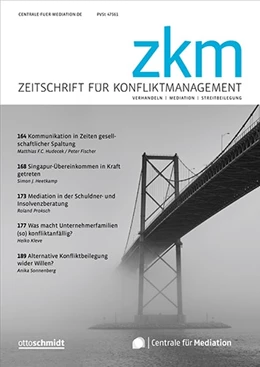 Abbildung von Zeitschrift für Konfliktmanagement • ZKM | 21. Auflage | 2025 | beck-shop.de