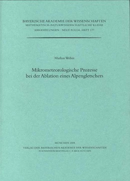 Abbildung von Weber, Markus | Mikrometeorologische Prozesse bei der Ablation eines Alpengletschers | 1. Auflage | 2009 | beck-shop.de