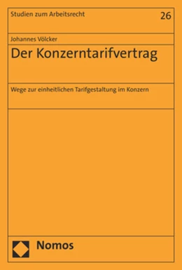 Abbildung von Völcker | Der Konzerntarifvertrag | 1. Auflage | 2018 | 26 | beck-shop.de