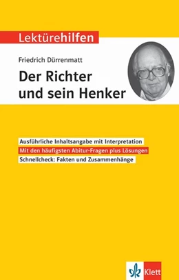 Abbildung von Klett Lektürehilfen Friedrich Dürrenmatt, 