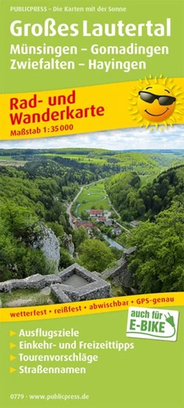 Abbildung von Großes Lautertal, Münsingen - Gomadingen - Zwiefalten - Hayingen 1:35 000 | 2. Auflage | 2018 | beck-shop.de