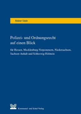 Abbildung von Stein | Polizei- und Ordnungsrecht auf einen Blick | 1. Auflage | 2018 | beck-shop.de